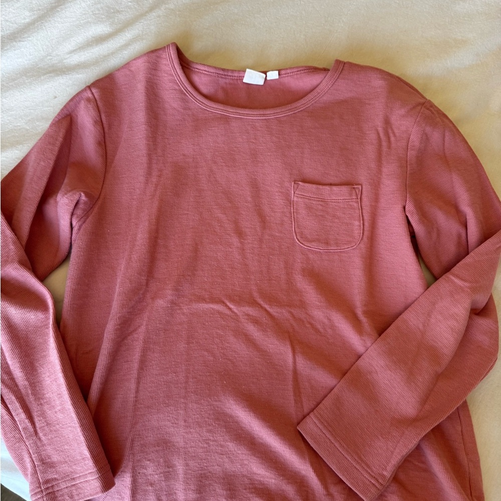 GAP Soft Pink Crew Neck Top
